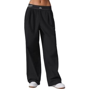 ALO Yoga Black Wide Leg Pants